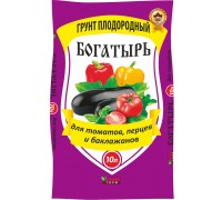 Грунт Богатырь "Для томатов, перца и баклажанов" 10 л