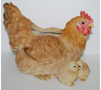 Горшок Курица с цыплятами HP121038V-5