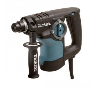 Перфоратор SDS-plus Makita HR2810, 220В, 800Вт, бетон 28мм, сталь 13мм, дерево 32мм, 0-1100 об/мин, 0-4500 уд/мин, чемодан, 3.4 кг