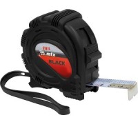 Рулетка Black, 7,5 м х 25 ммс MATRIX 31015