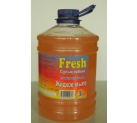 Мыло  жидкое  Fresh   3.0 л.    Персик