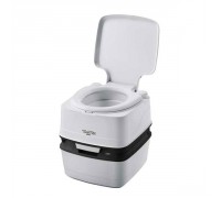 Биотуалет Porta Potti Qube 165 Grey (цвет серый, нижний бак 21л, верхний бак 15л, гофро-помпа, размер 41,4х38,3х42,7см, вес 3,9кг, аналог PP165 и PT High)