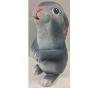 Гипсовая окрашенная фигура Заяц рождественский 255