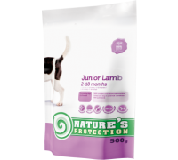 Natures Protection Dog Junior with Lamb 500g dog food