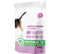 Natures Protection Medium Junior 500g dog food