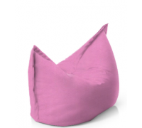 Подушка розовая замша