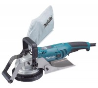 Шлифмашина по бетону Makita PC5000C, 220В, 1400Вт, D125мм, шпиндель 22.23мм, 10000 об/мин, пылесборник, чемодан, 4кг